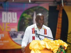 Prime Minister - Roosevelt Skerrit at celebrations of Heritage Day