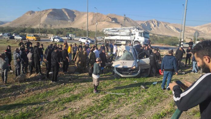 Accident in Jordan Valley