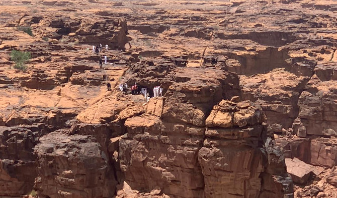 Local Citizen saved after mountain fall in Saudi Arabia