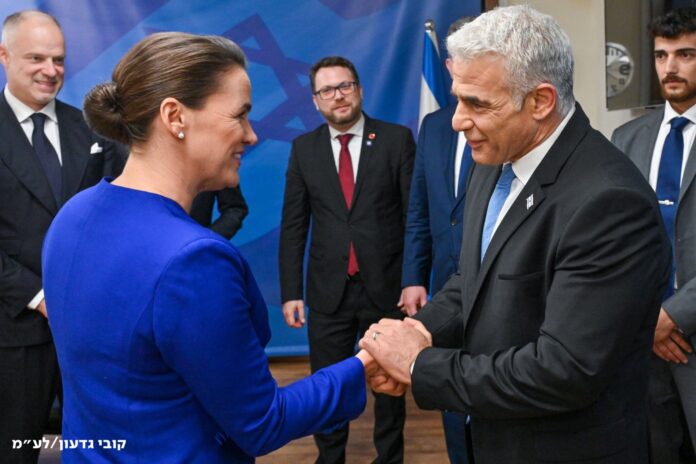 Yair Lapid met with Hungarian president 'Katlin Novak'; discussed major issues(image credits twitter)