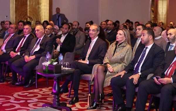 MCIT Minister Amr Talaat, attends Amazon Web Services (AWS) Conference in Cairo, (image credits Facebook)