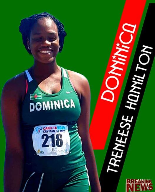 Dominica: DA Sports congrats Shot-Put star Treneese Hamilton for Athletic Scholarship (image credits Facebook)