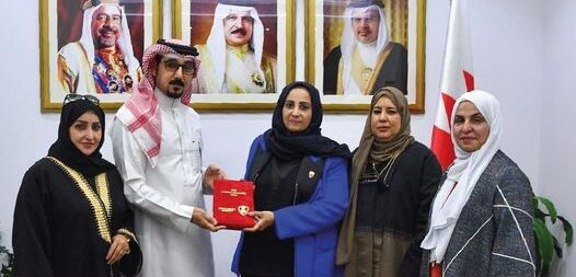 Bahrain: HM Jaleela Hassan receives book named 'National Efforts in Fighting with Covid-19' (image credits Facebook)