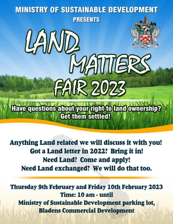 St Kitts and Nevis: Land Matters Fair 2023 to be held on 9th and 10th Feb, 2023 (image credits Facebook)