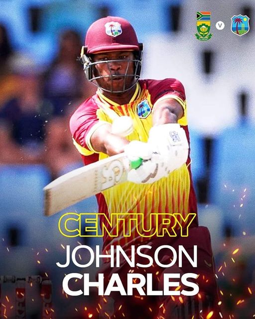 DPM Ernest Hilaire lauds Saint Lucian cricketer Johnson Charles for hitting fastest T20I century