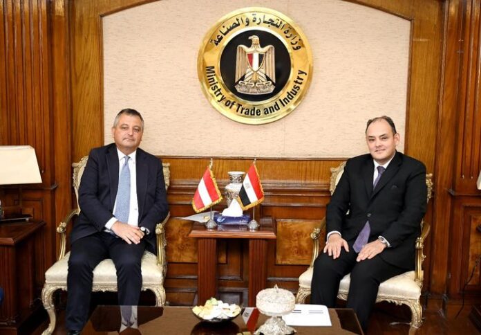 Egypt: Minister of Trade Ahmed Samir meets Ambassador of Austria in Cairo