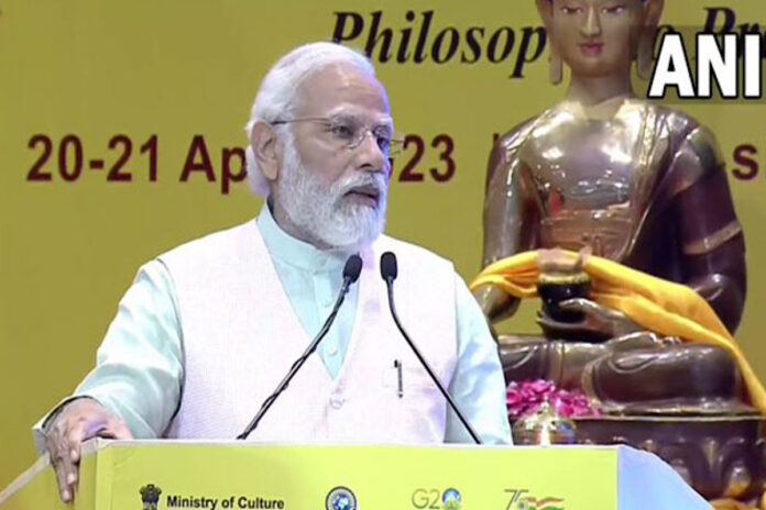 India on progressive path following teachings from Lord Buddha, says PM Narendra Modi