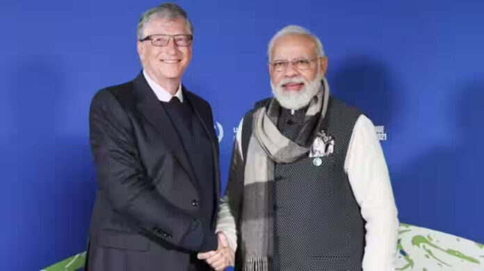 PM Narendra Modi thanks Bill Gates for appreciating 