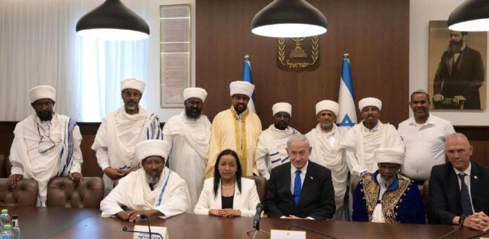 Israeli PM Benjamin Netanyahu holds meeting with Ethiopian Jewish Community Leaders