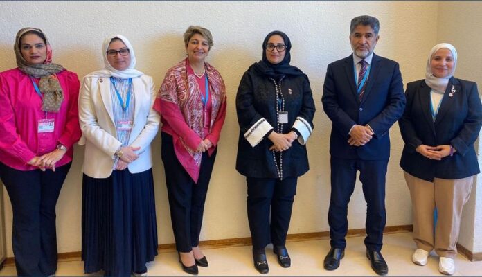 Bahrain: HM Jaleela Hassan meets WHO Regional Director Ahmed bin Salem Al-Munzari