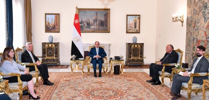 Prez Abdel Fattah El-Sisi holds meeting with UNHCR Chief Filipo Grande