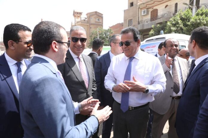 HM Khaled Abdel Ghaffar commends 100-day health campaign in Egypt, inspects services