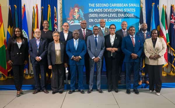 PM Dr Terrance Drew attends the SIDS climate change meeting credit facebook