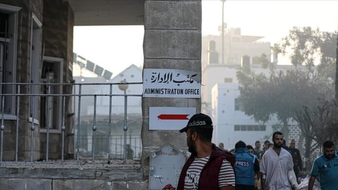 Palestinian Red Crescent Society: Israel threats to attack Al-Quds Hospital of Gaza credit: aa.com