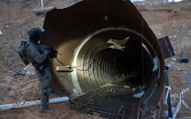 Israel Defense Forces (IDF) disclosed on Sunday the discovery of the largest-ever Hamas attack tunnel in the northern Gaza Strip, close to the Erez border crossing with Israel