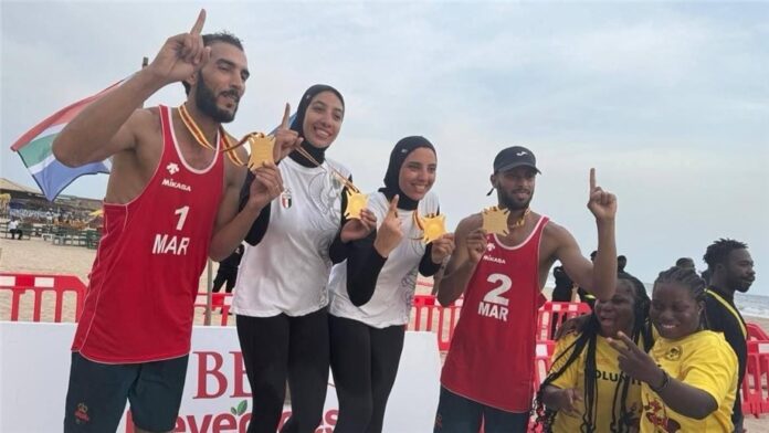 Egyptian duo Doaa Elghobashy and Marwa Magdy soared to victory in the women's category, retaining their title from the previous edition held in Rabat in 2019