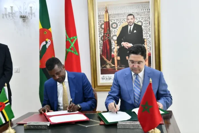 Dominica marked support to Morocco in Western Sahara dispute.