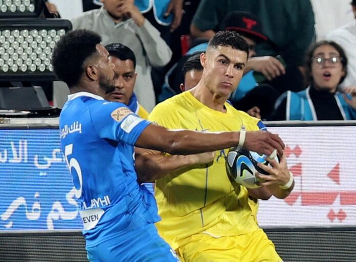 The renowned football icon, embroiled in controversy during a heated Saudi Super Cup semifinal match