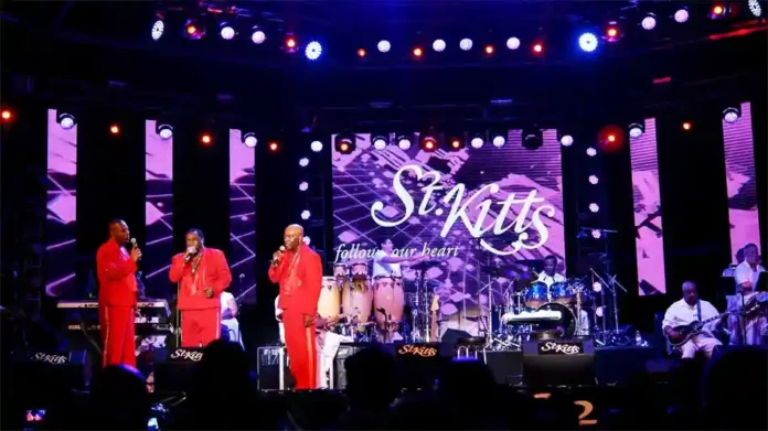 Photograph from the stage of St. Kitts Music Festival