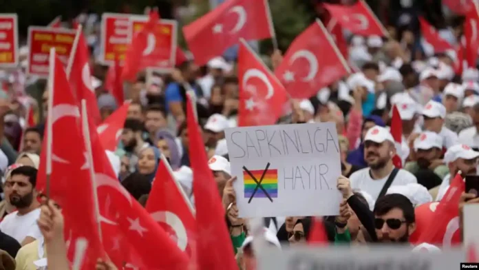 President Recep Tayyip Erdogan's government has faced criticism for its restrictive policies on LGBTQ+ issues