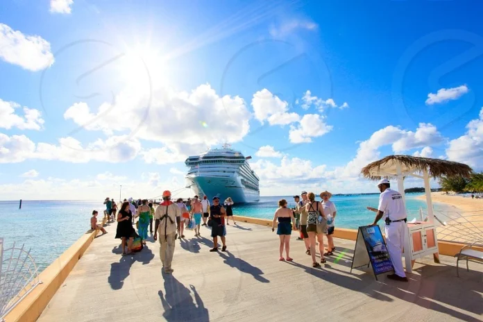 Representative image of cruise passengers arriving for 2024-25 season