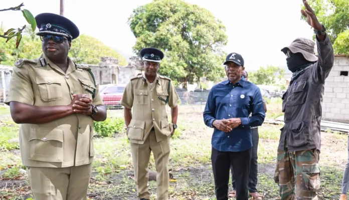 PM Terrance Drew at Prison Farm visit in St. Kitts and Nevis