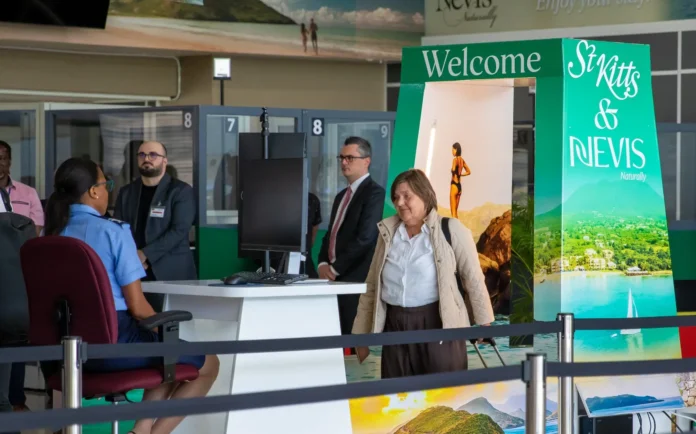 Newly launched eTA Bio-Corridor at RLB Airport in St. Kitts and Nevis