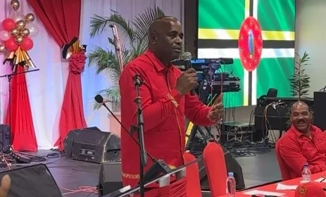 Prime Minister Roosevelt Skerrit at Meet and Greet event held in Antigua and Barbuda