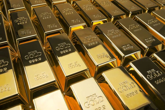 Silver bars stacked in a vault as global prices surge to record highs amid strong demand and supply shortages