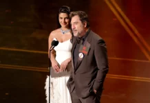 Actors and Filmmakers Condemn US-Israeli War on Iran at Oscars 2026 Actors and filmmakers speak onstage during Oscars ceremony in Los Angeles, criticizing war on Iran and urging humanitarian protection worldwide